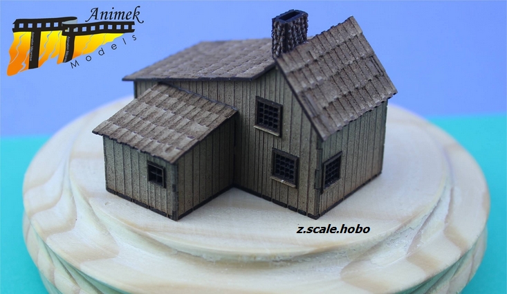 Animek Z 1011 *SMALL* Ingalls Ranch Little House on the Prairie KIT *NEW $0 Ship 