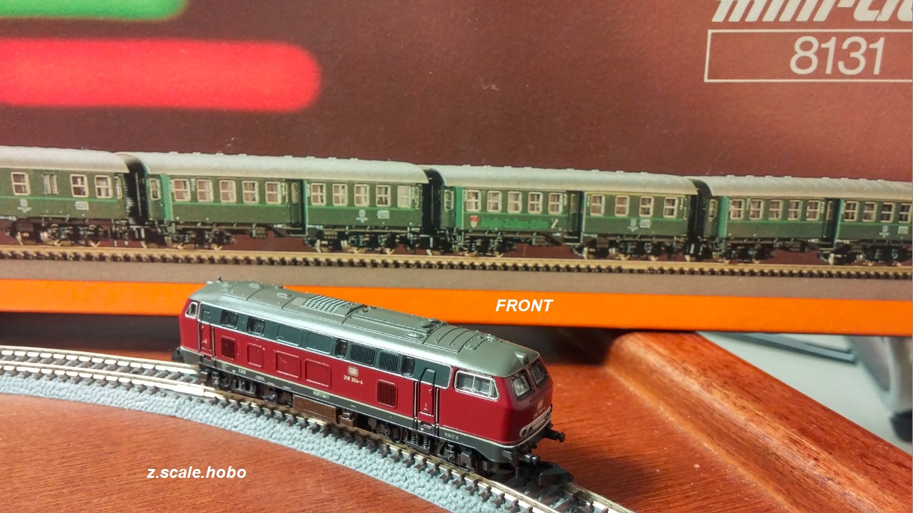 メル MARKLIN 8131 DB Allgau-Zollern BR218 Passenger Train Set: z.scale.hobo