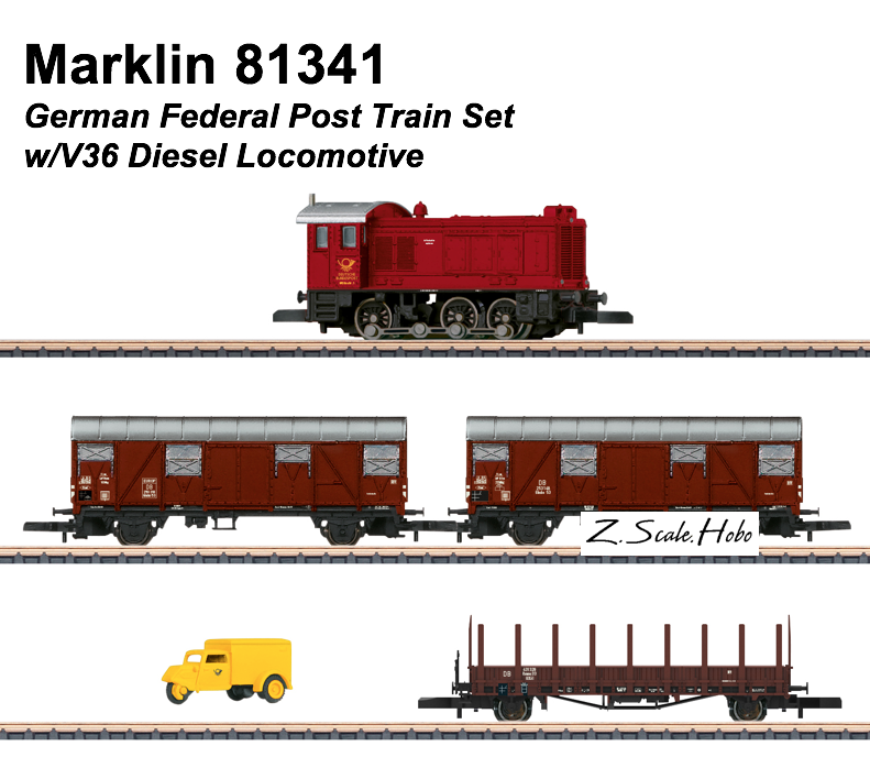 MARKLIN 81341 German Postal Set : z.scale.hobo