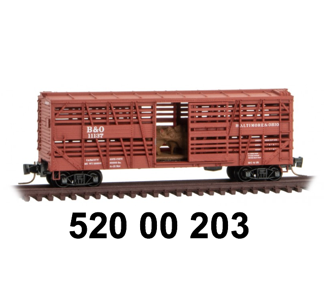 507 00 442 AT&SF 55333 ~ 50' BOX CAR ~ MTL MICRO TRAINS Z SCALE 