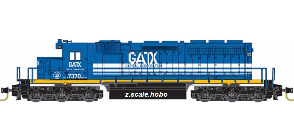 MTL 97001242 GATX SD40-2: z.scale.hobo