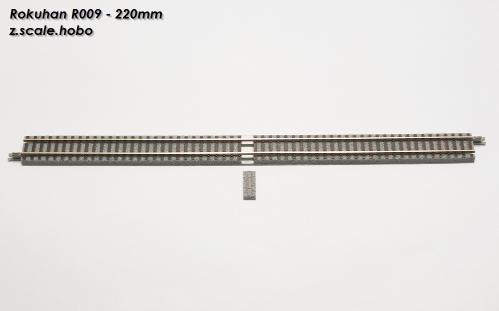 Rokuhan Z gauge R092 Straight Rail 55mm 