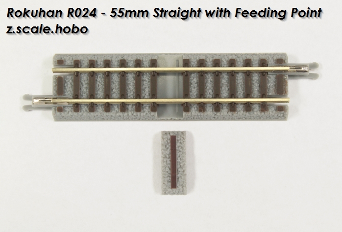 Rokuhan Z Gauge R045 a Straight Line Rail Without Track Bed 110mm 2 Bottles for sale online 
