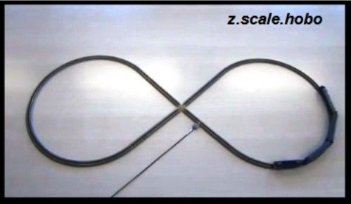 Details about   Rokuhan Z Scale 1/220 Scale R002 R195mm 45deg Curved Track 4 pcs F/S w/Tracking# 