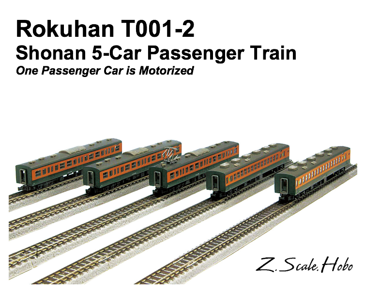 Rokuhan T0012 5Car Passenger Train Set z.scale.hobo